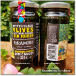 Pickle olive BLACK OLIVE PITTED LaRambla Spain 235g LA RAMBLA